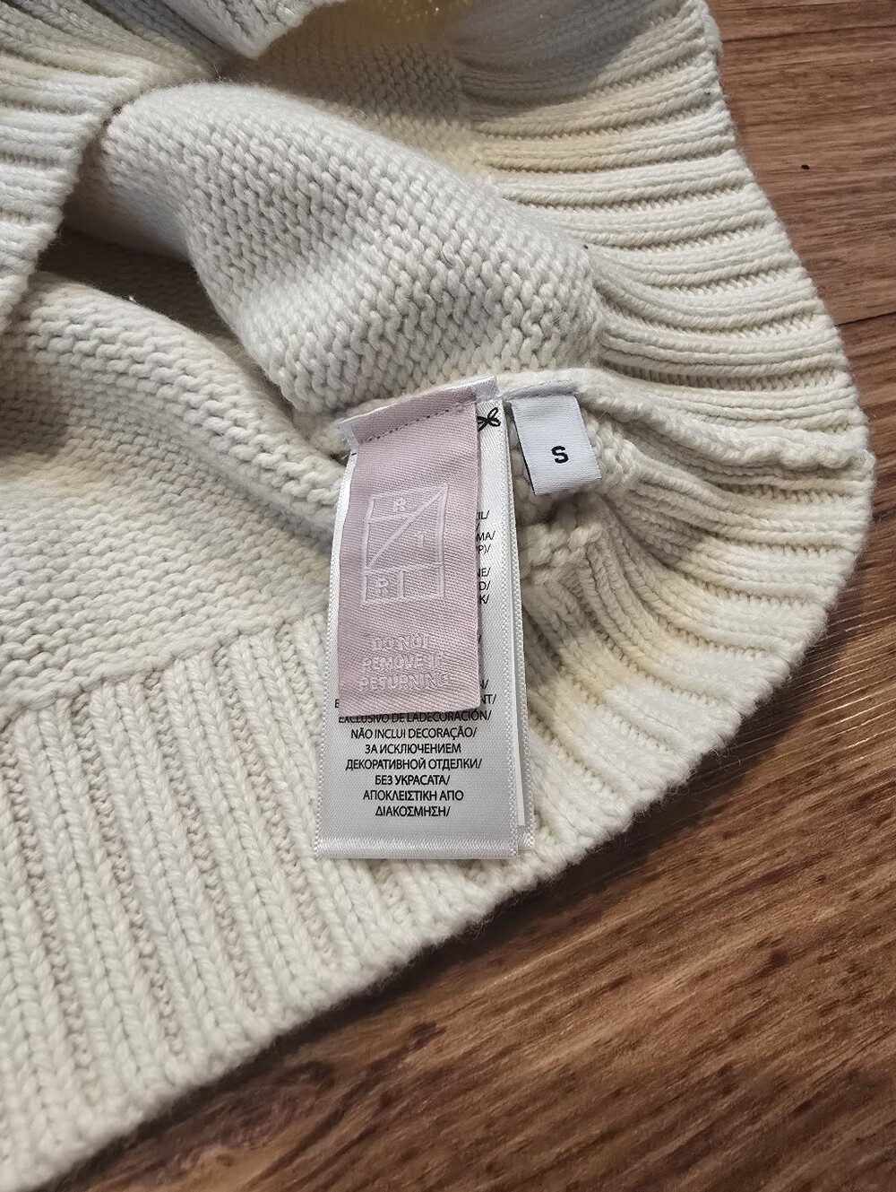 🇺🇸 Polo Ralph Lauren Cream Knit Sweater with American Flag Small RTR - Picture 10 of 12
